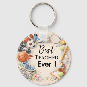 Porte-clés Sports Teacher Thank You Gift End of School Year