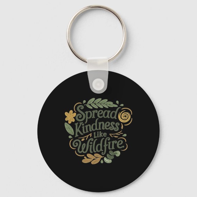 Porte-clés Spread Kindness - Sticker Positif Affirmation (Recto)