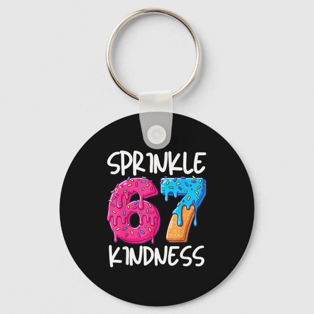 Porte-clés Sprinkle Kindness Family Matching Doughnut Ice-cre (Recto)