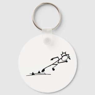 Porte-clés Sprinter Stickman Track and Field