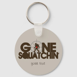Porte-clés Squatchin allé - brunissez et bronzez