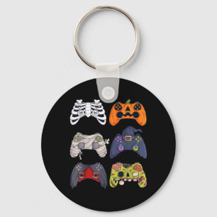 Porte-clés Squelette de Halloween Manette de jeu Zombie Momie