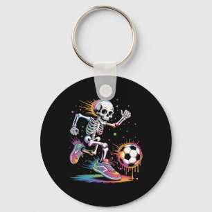 Porte-clés Squelette Drôle de Football au Goutte à Goutte Gar