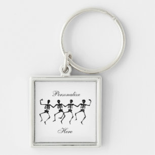 Porte-clés Squelettes Halloween Thunder_Cove de danse