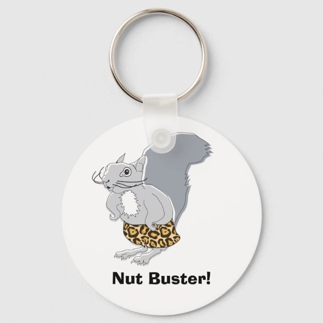 Porte-clés Squirrel Character Mr Nutz, Nut Buster ! (Recto)