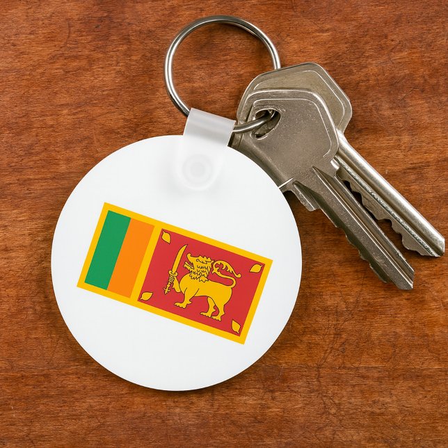 Porte-clés Sri Lanka National Flag Lion Symbol (Créateur téléchargé)