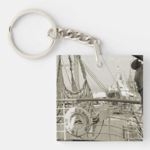 Porte-clés SS Washington Luxury Liner Cruise Ship 1930's Deck
