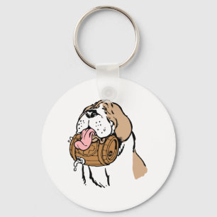 Porte-clés St. Bernard Keg Dog