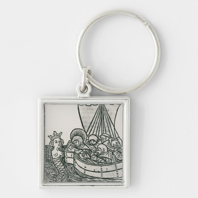 Porte-clés St Brendan et la sirène (Devant)