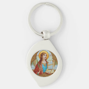 Porte-clés St. Cecilia de Rome (BK 003) Swirl