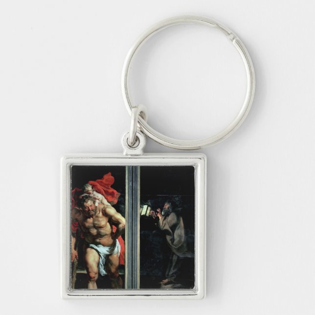 Porte-clés St Christopher et l'ermite (Devant)