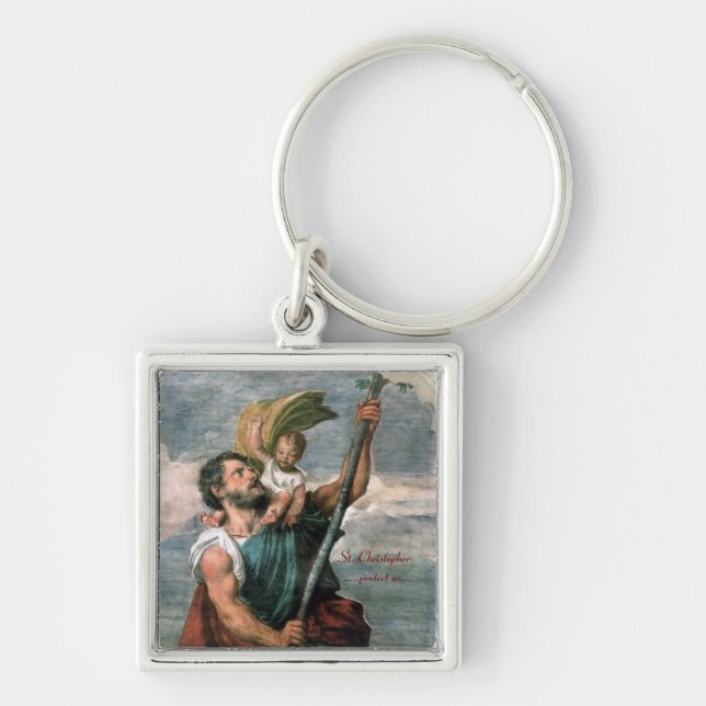 Porte-clés St Christopher. .keychain (Devant)