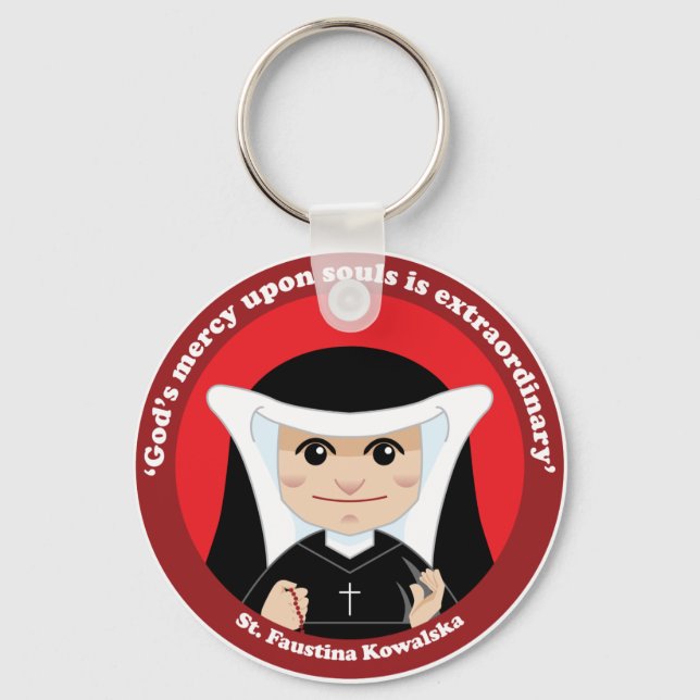 Porte-clés St. Faustina Kowalska (Recto)