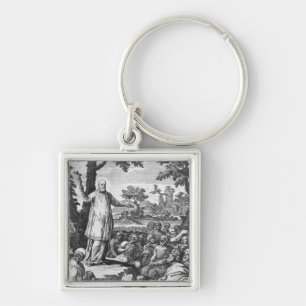 Porte-clés St Francis des ventes prêchant au