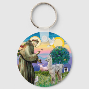 Porte-clés St Francis et Llama Baby