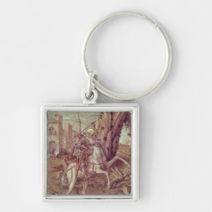 Porte-clés St George et le dragon