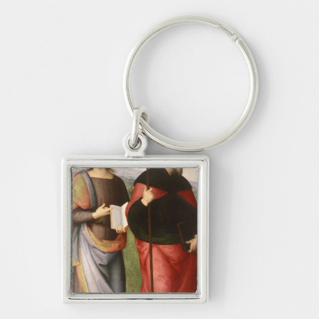 Porte-clés St John l'évangéliste et St Augustine de (Devant)