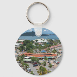 Porte-clés St Maarten - baie de Marigot