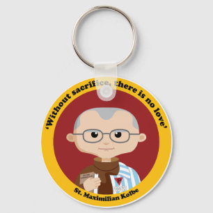 Porte-clés St Maximilian Kolbe