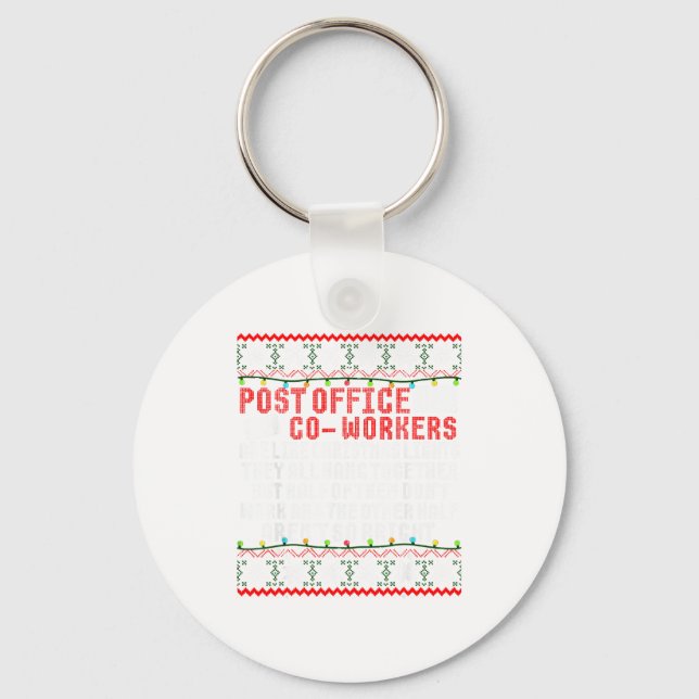 Porte-clés St Office Co Workers Are Like Christmas Lights The (Recto)