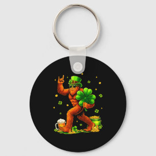 Porte-clés St patricks day bigfoot sasquatch trèfle hommes
