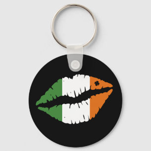 Porte-clés St Patrick's Day Lucky Shamrock Lips irlandais