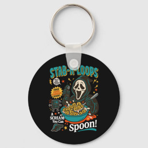 Porte-clés Stab-a-loops Horror Cereal Box Halloween Killer Br