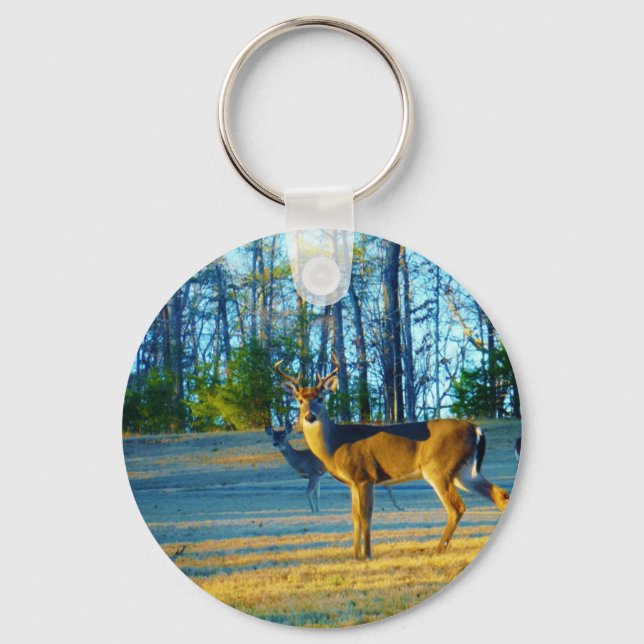 Porte-clés Stade / Buck Deer, Ciel bleu clair (Recto)