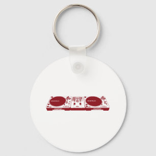 Porte-clés Stanton DJ Setup - Disque Jockey Music DJing Deck