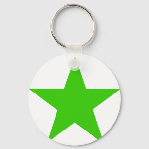 Porte-clés Star Green Le MUSÉE Zazzle Cadeaux