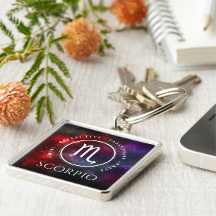 Porte-clés Starfield Scorpio Scorpion Western Zodiac