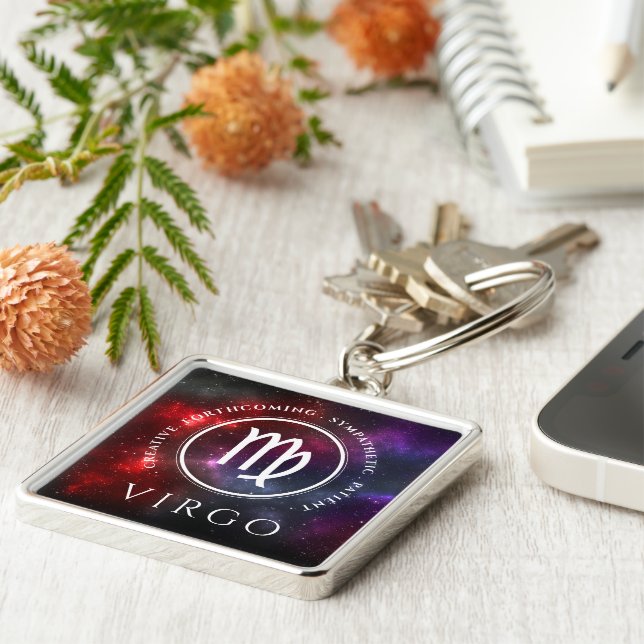 Porte-clés Starfield Virgo Maiden Western Zodiac (Côté)