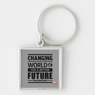 Porte-clés Stark Industries Change le Monde