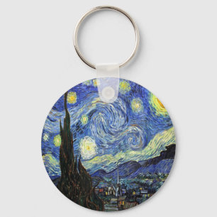 Porte-clés Starry Night By Vincent Van Gogh 1889