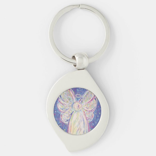 Porte-clés Starry Night Guardian Angel Porte - clés personnal (Devant)