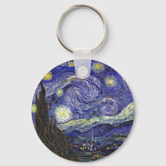 Porte-clés Starry Night, Vincent Van Gogh.