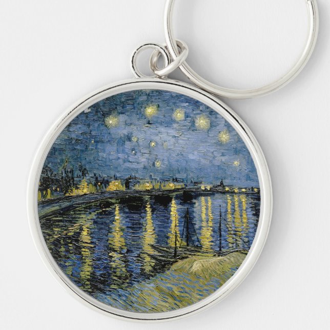 Porte-clés Starry Night Vincent van Gogh (Devant)