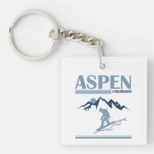 Porte-clés Station de ski d'Aspen Colorado