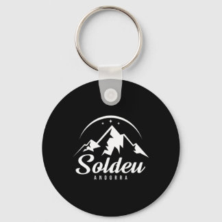 Porte-clés Station de ski de Soldeu Andorra Skiing Snowboardi