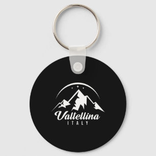 Porte-clés Station de ski de Valtellina Italie Ski Snowboard