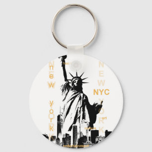 Porte-clés Statue de la Liberté de New York City Ny Nyc