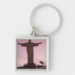 Porte-clés Statue du Christ à Corcovado, près de la périphéri