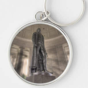 Porte-clés Statue en bronze du mémorial Thomas Jefferson