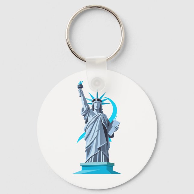 Porte-clés Statue of Liberty Artistic Design Phone Case” (Recto)