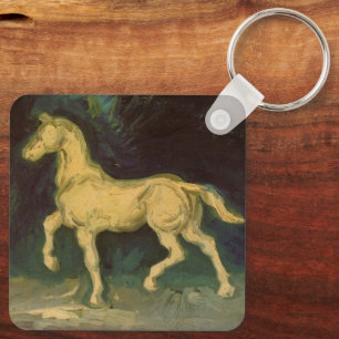 Porte-clés Statuette en plâtre d'un cheval par Vincent van Go