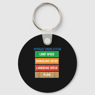 Porte-clés Statut du moteur Hyperjet Cool Geek Nerdy Ridicule