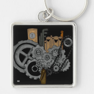 Porte-clés Steampunk Machinery