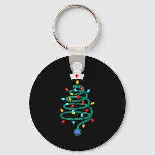 Porte-clés Stethoscope Arbre de Noël Docteur Infirmière
