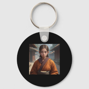 Porte-clés Sticker pour fille moine3