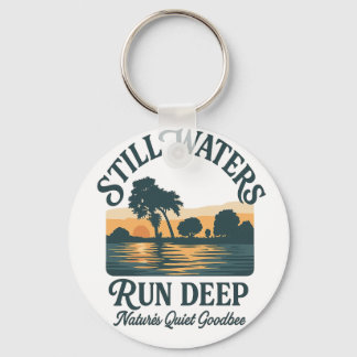 Porte-clés Still Waters Run Deep – Nature Landscape